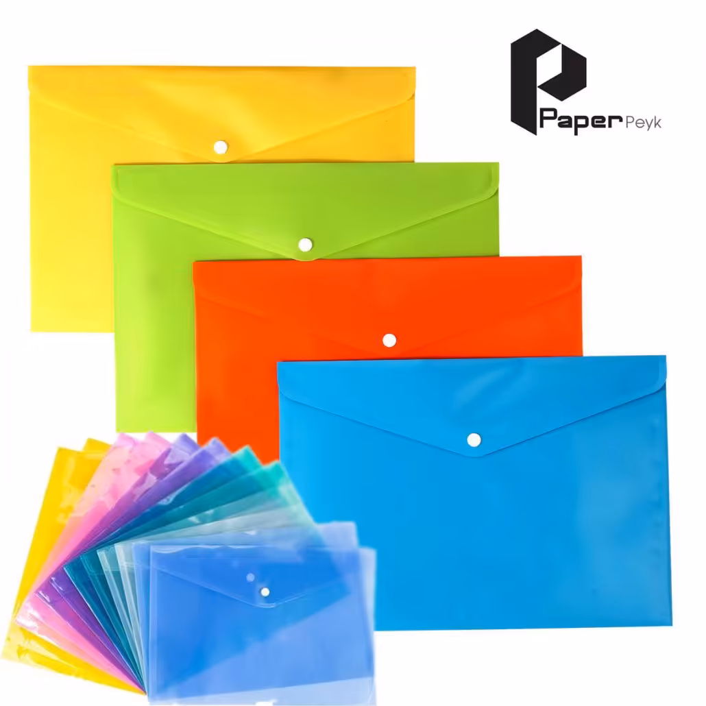 پوشه دکمه دار A4