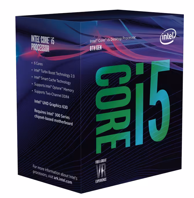 پردازنده اینتل مدل Core i5-9400 با فرکانس 2.9 گیگاهرتز