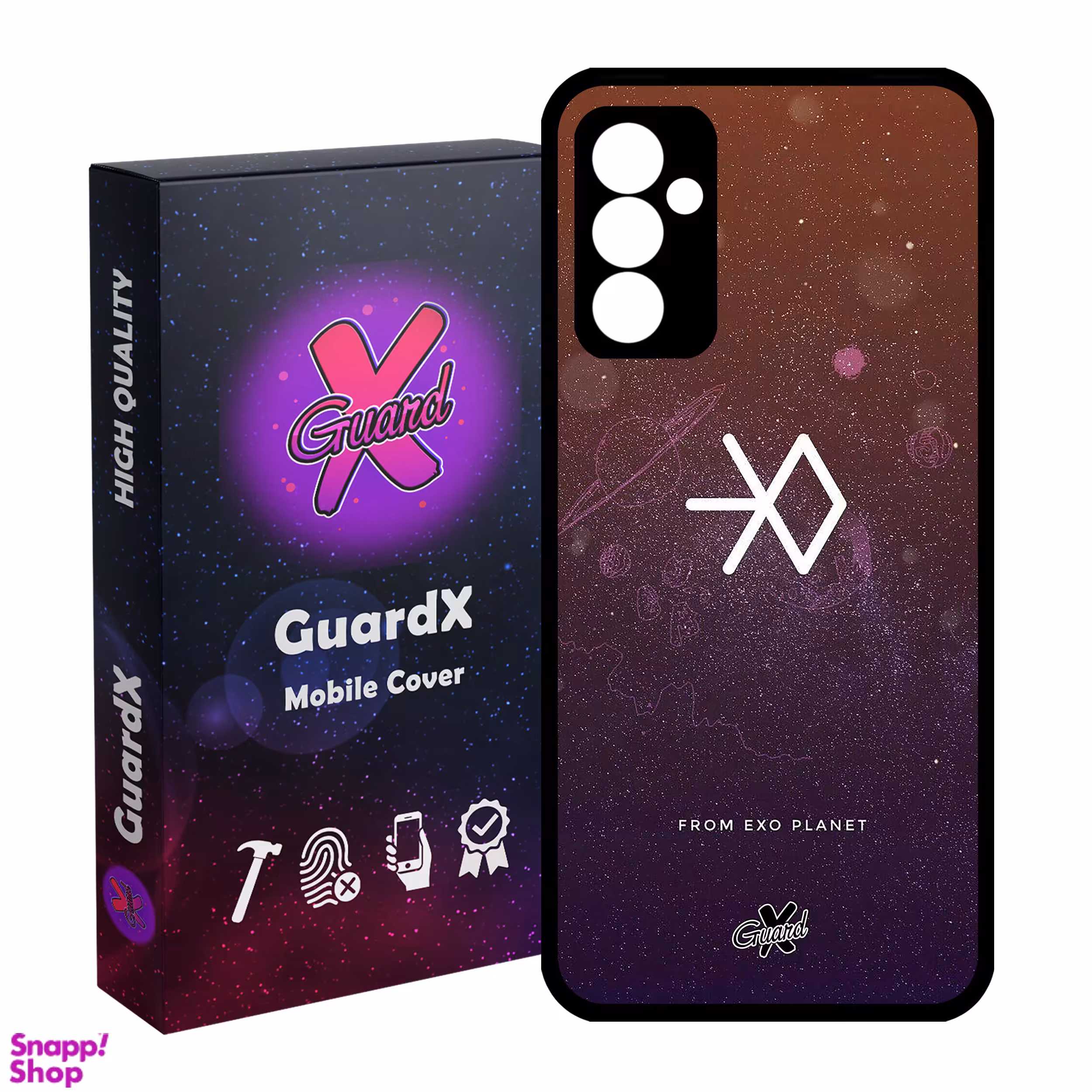 کاور گوشی موبایل گارد ایکس طرح Exo مدل Glass10021 مناسب سامسونگ Galaxy A54 / A54 5G