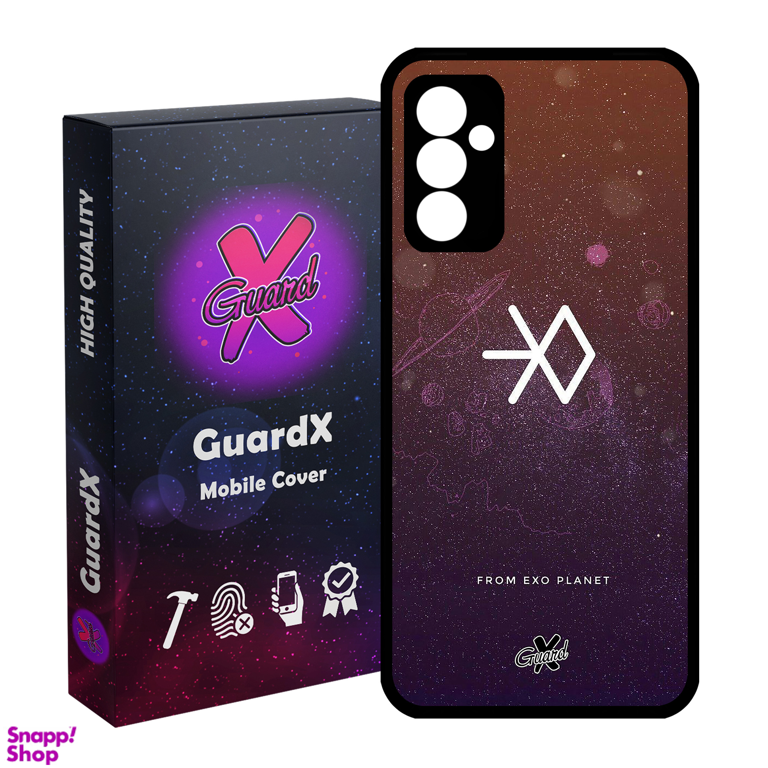 کاور گوشی موبایل گارد ایکس طرح Exo مدل Glass10021 مناسب سامسونگ Galaxy A54 / A54 5G