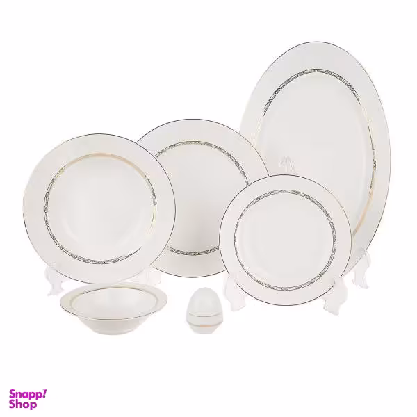 سرویس غذاخوری 28 پارچه چینی زرین ایران (Zarrin Iran) مدل هدیه سری ایتالیا اف درجه عالی