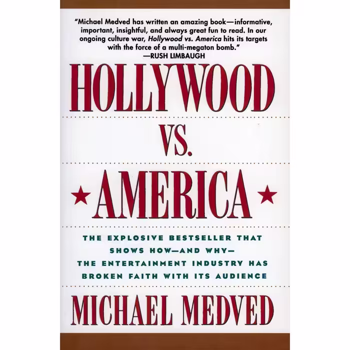 کتاب زبان اصلی Hollywood vs America اثر Michael Medved انتشارات Harper Perennial