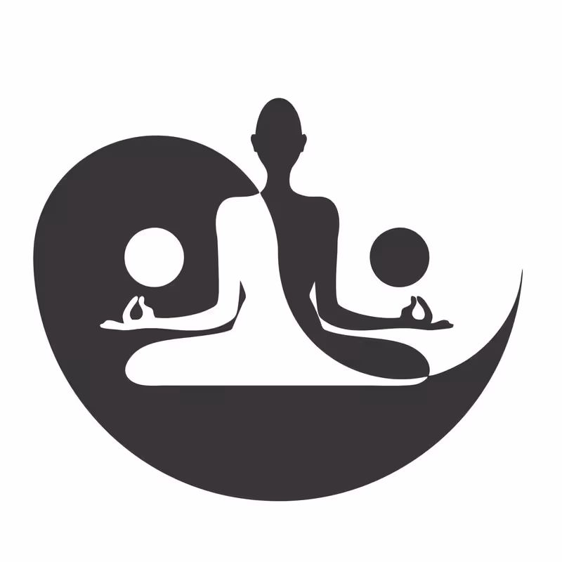 استیکر دیواری طرح یوگا کد 1