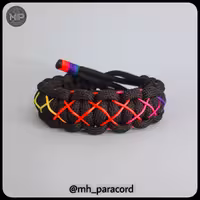دستبند پاراکورد رنگین‌کمانی