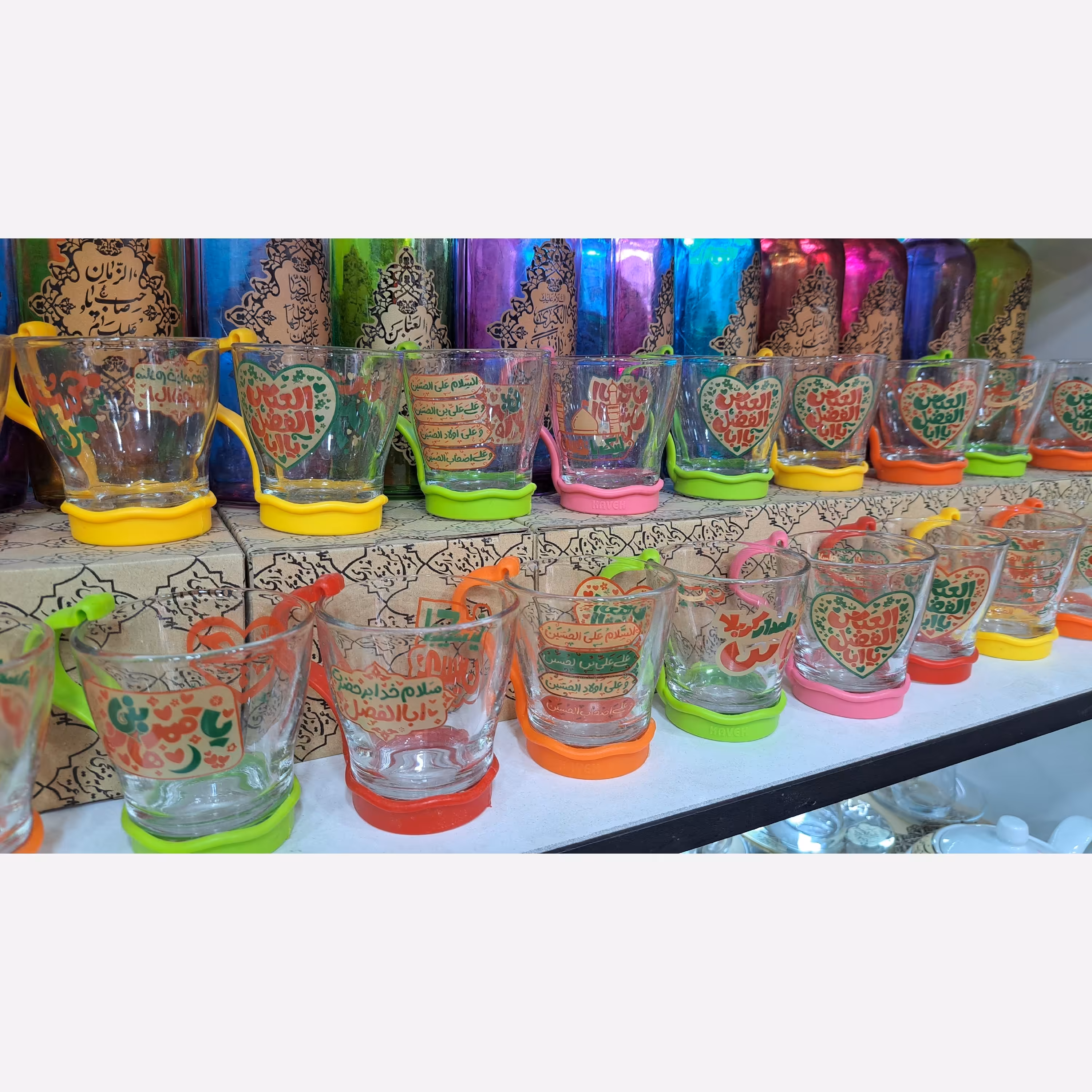 لیوان شیشه ای با طرح مذهبی مخصوص کودکان برای خرید عمده گفتگو بفرمایید ماگ شیشه ای مناسب هدایای فرهنگی موسیوند 