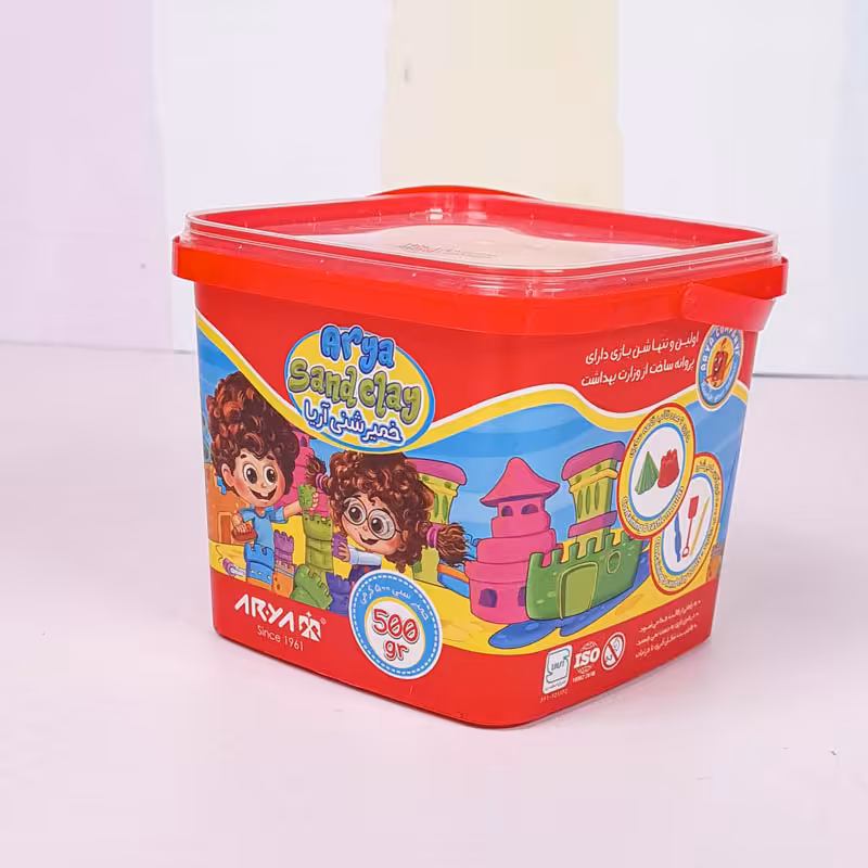 خمیر شنی سطلی نیم کیلویی آریا با لوازم کد 110880