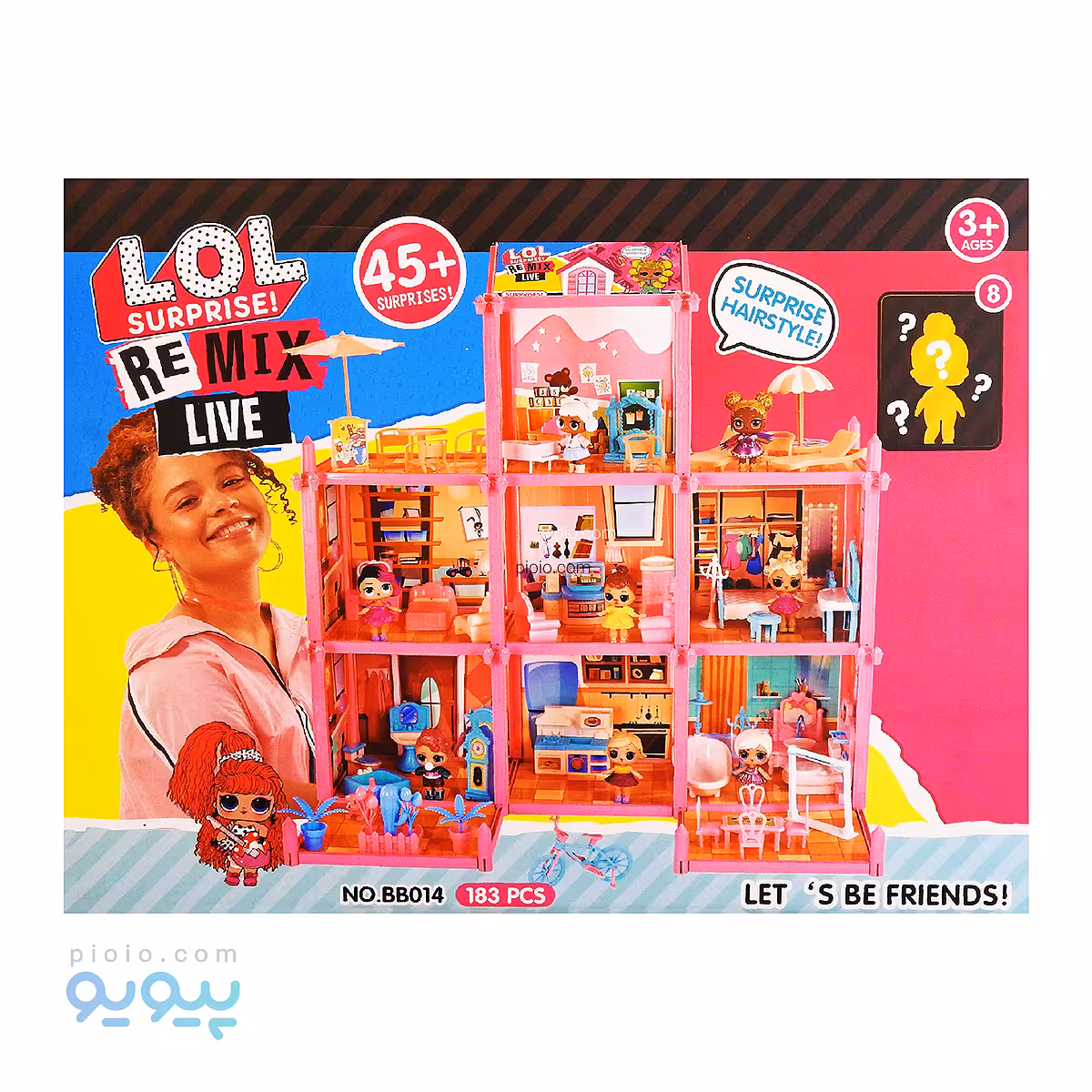 اسباب بازی ویلای 3 طبقه NO.BB014