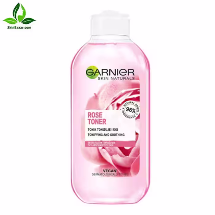تونر پاک کننده صورت گارنیه مدل Rose Toner حجم 200 میلی لیتر کد 587