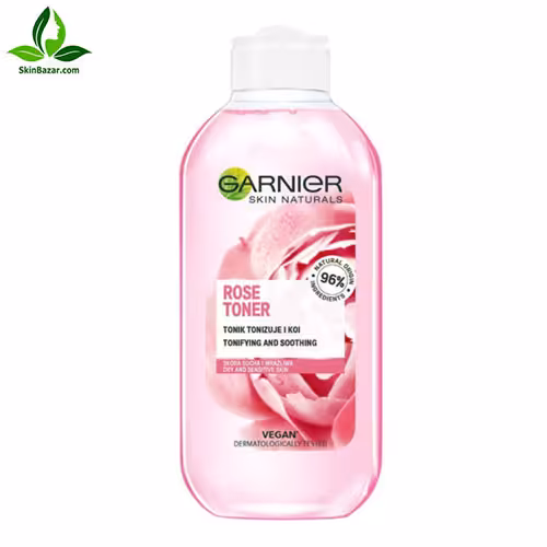 تونر پاک کننده صورت گارنیه مدل Rose Toner حجم 200 میلی لیتر کد 587