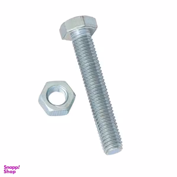 پیچ و مهره مدل PM 6x60 مجموعه 16 عددی