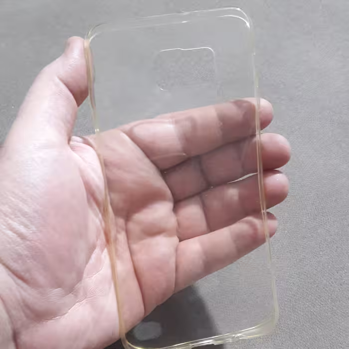 قاب ژله ای 3گرمی شفاف سامسونگS6edge plus