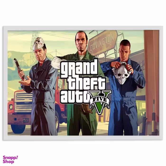 تابلو نوری بکلیت مدل طرح بازی گیم نت Gta مدل چراغدار W-s1413