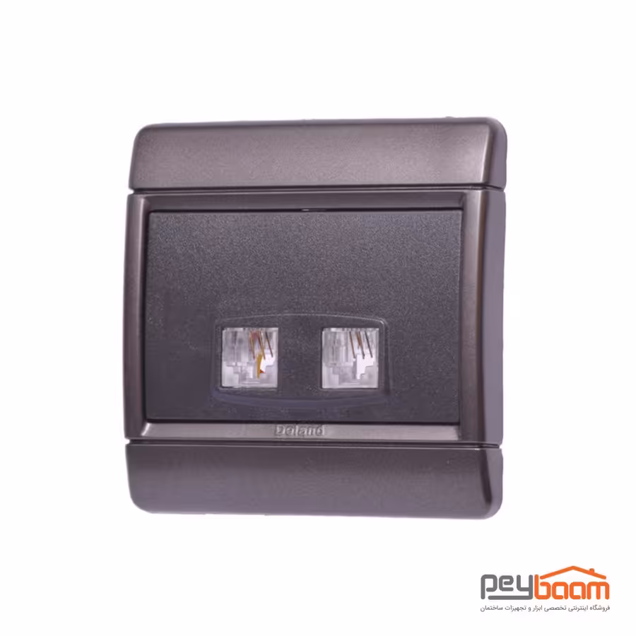 سوکت تلفن دوقلو دلند مدل رایان