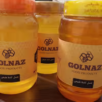 عسل کاملا طبیعی کوهستان برند گلناز،بدون تغذیه ، حائز شرایط تولید اورگانیک