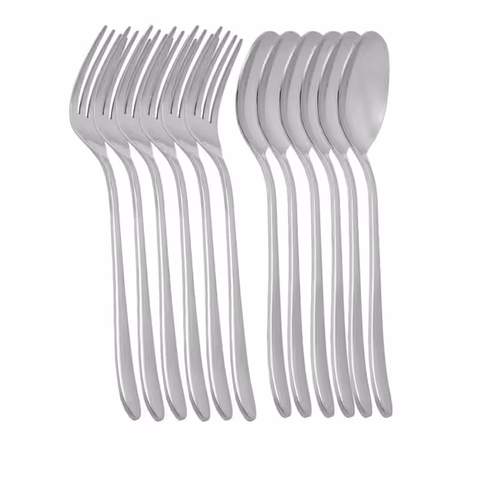 سرویس قاشق و چنگال 12 پارچه ام جی اس مدل DF 001