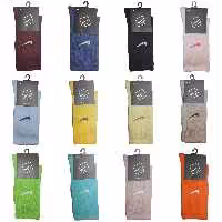 جوراب مردانه و زنانه فیری سایز مدل calssic quality مجموعه 12 عددی