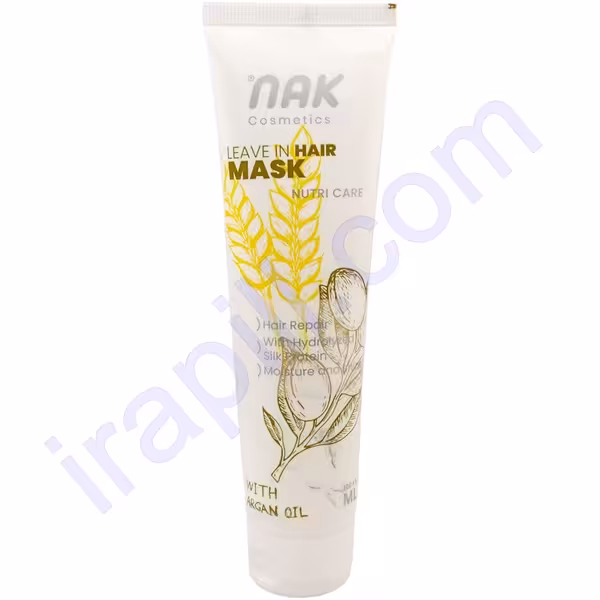 ماسک مو بدون آبکشی با روغن آرگان و جوانه گندم ناک 100 میلی‌لیتر