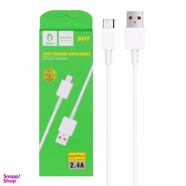 کابل تبدیل Type-C به USb دنمن مدل D21T طول 1 متر