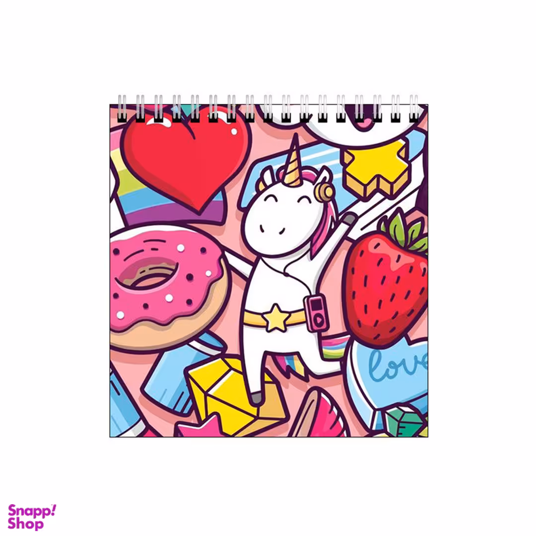 دفتر طراحی بامبیلیپ طرح یونیکورن کد 2791399