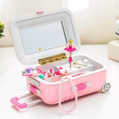 جعبه موزیکال طرح چمدان