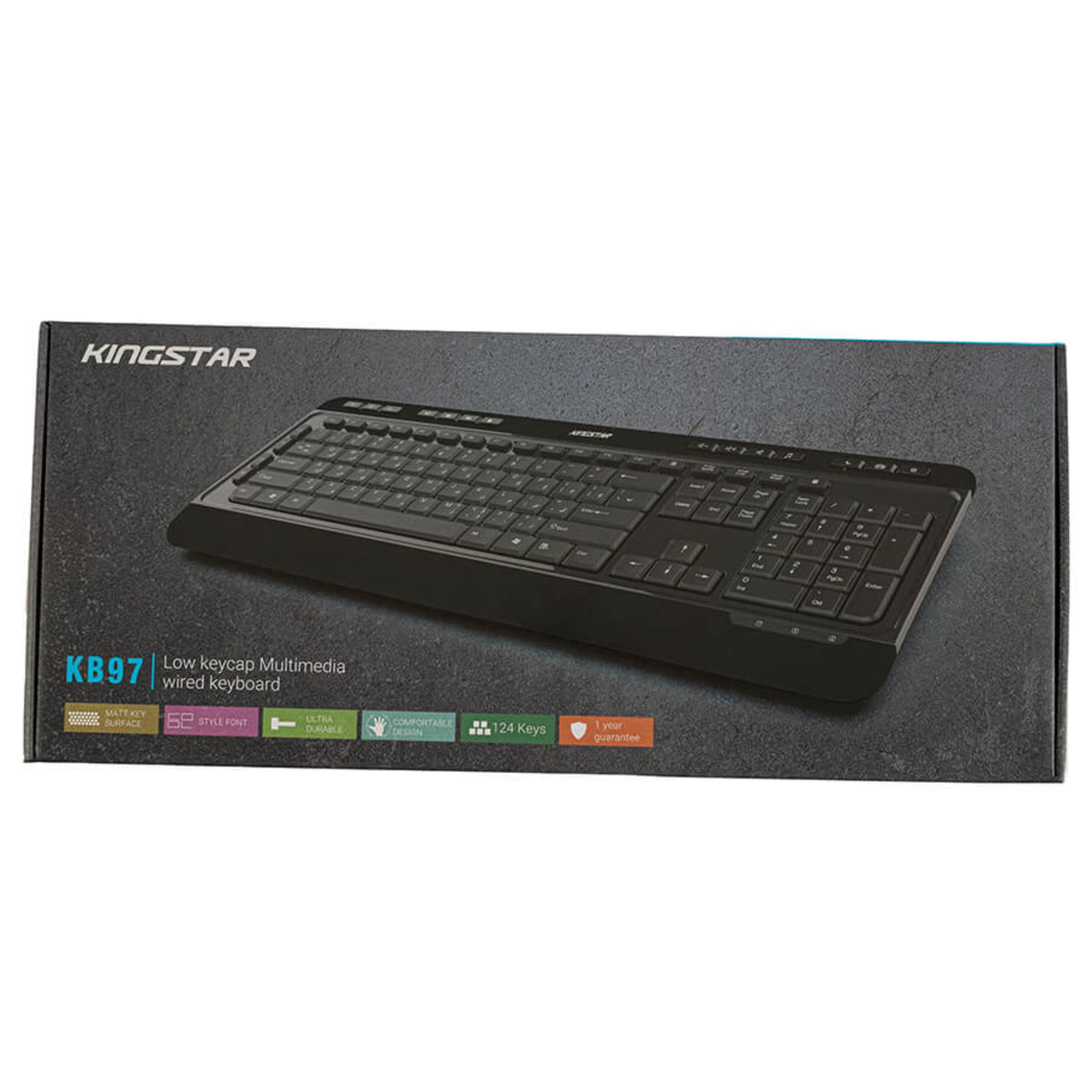 کیبورد سیم دار کینگ استار مدل KB97