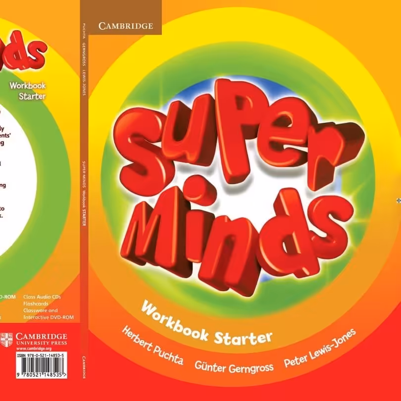 کتاب اموزش زبان سوپر مایند super minds