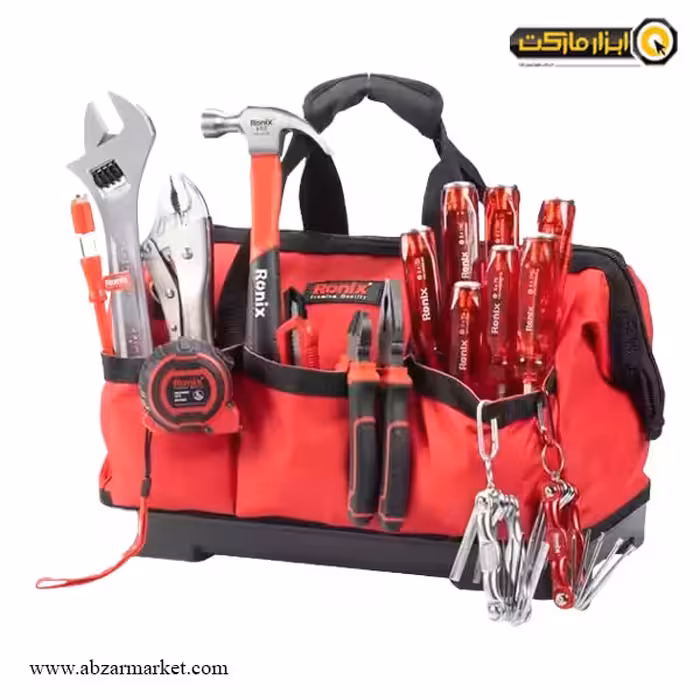 کیف ابزار رونیکس 40 سانتی متر با لوازم کامل مدل RH-9101