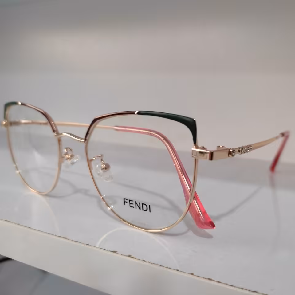 عینک طبی فلزی فندی 