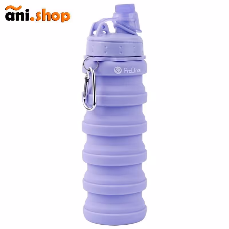 قمقمه تاشو قابل حمل پرووان مدل PFB0010 رنگ یاسی   ez-48