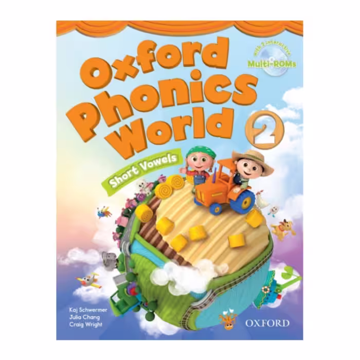 کتاب 2 Oxford Phonics World اثر Kaj Schwermer انتشارات اکسفورد رحلی
