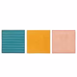 مجموعه 3 عددی دستمال میکروفایبر ایکیا  مدل PEPPRIG                     سایز 28×28 سانتی متر