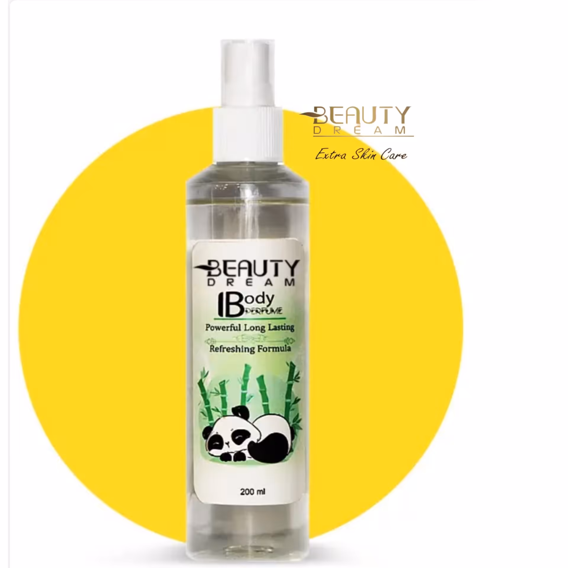 بادی پرفیوم و اسپری خوشبو کننده بدن طرح پاندا  200 میل