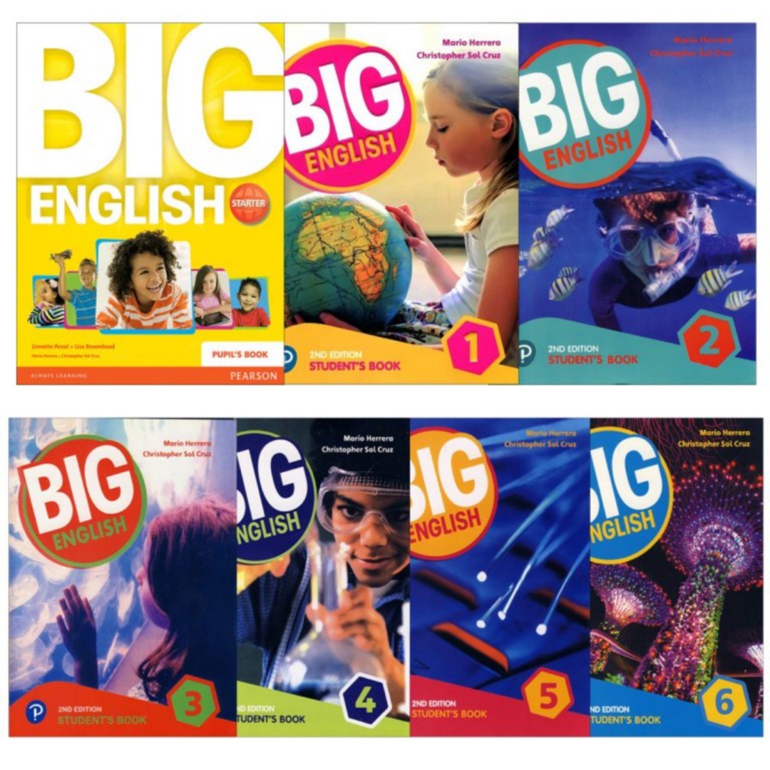 کتاب Big English اثر Linnette Ansel انتشارات لانگمن 6جلدی رحلی