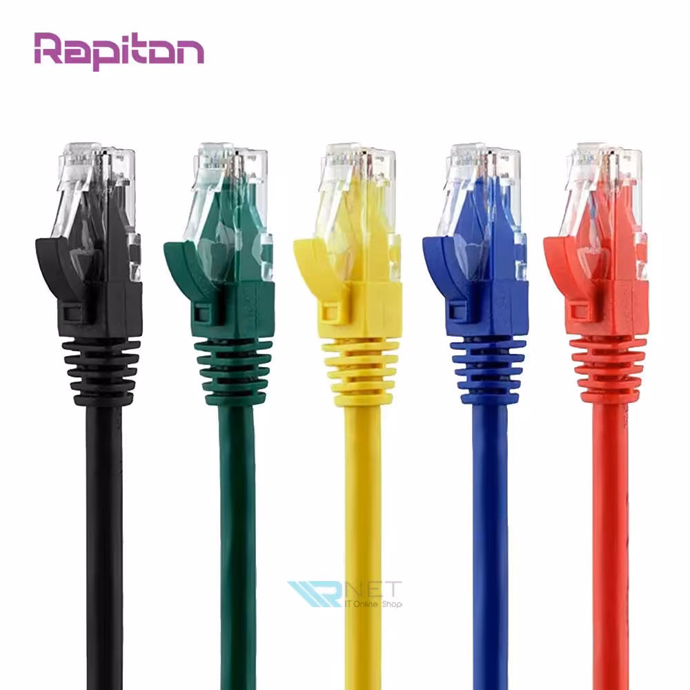 کابل پچکورد 50 سانتیمتری رپیتون Rapiton PVC CAT6 UTP