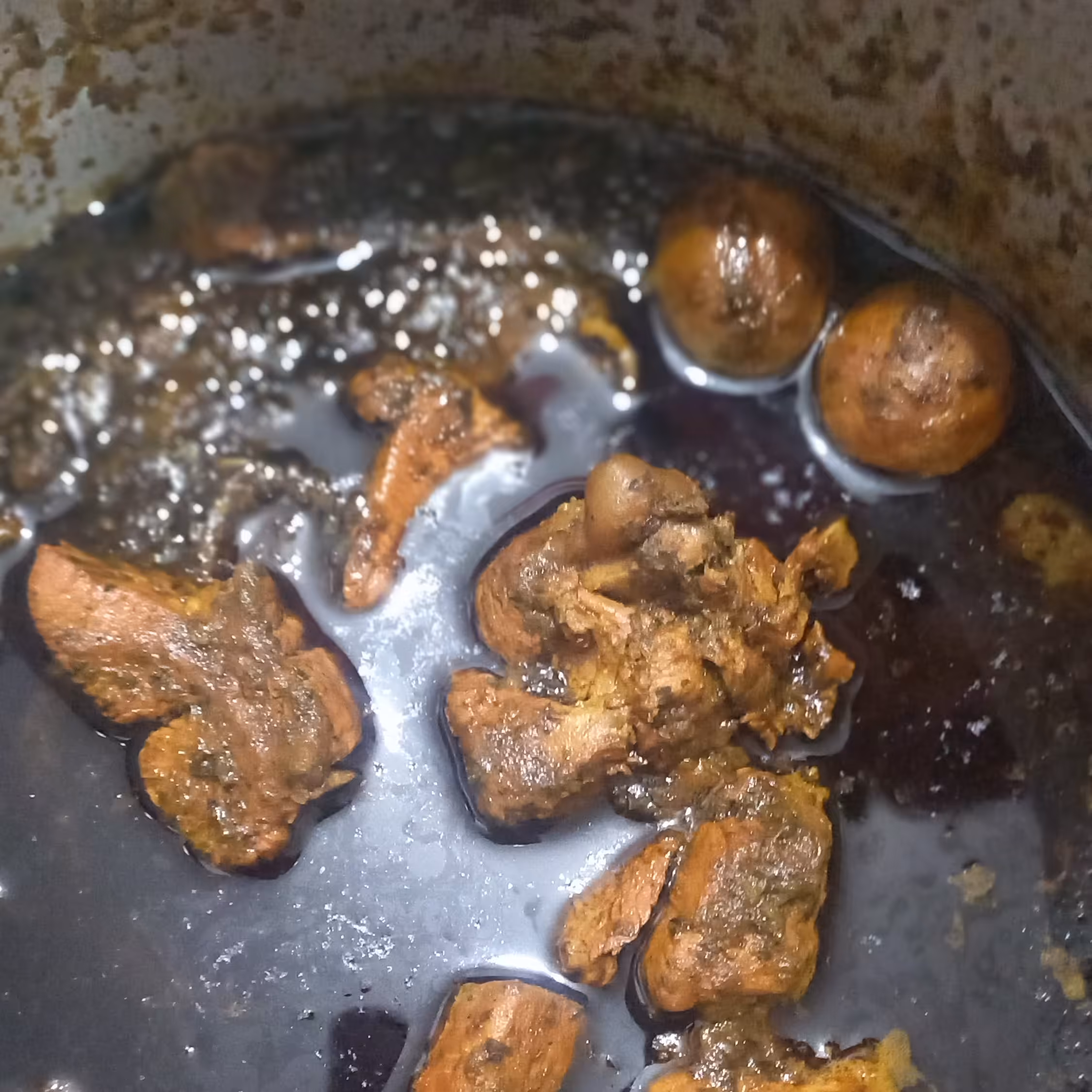 سبزی قورمه سرخ شده تهیه شده از باغ