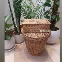 سطل و جادستمال حصیری 