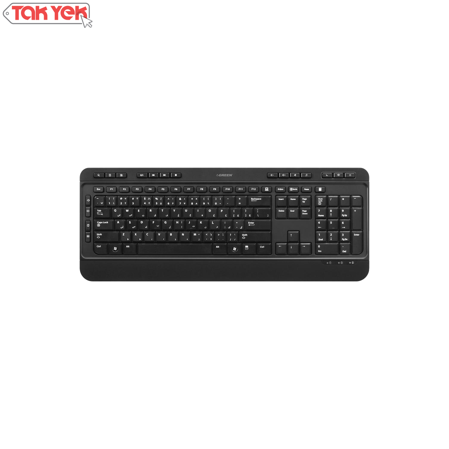 کیبورد سایلنت با سیم گرین Green GK-502