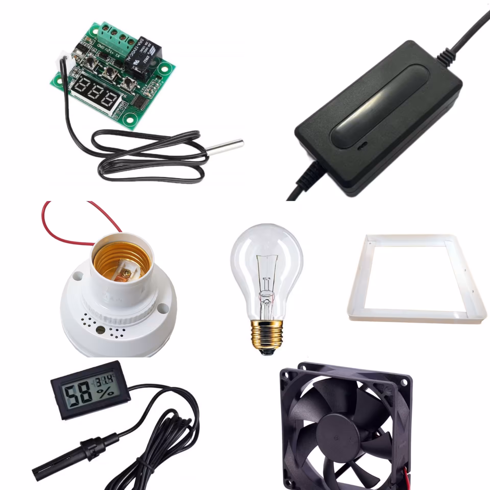 پکیج ساخت دستگاه جوجه کشی (لوازم مورد نیاز برای ساختن دستگاه جوجه کشی خانگی )