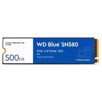 حافظه SSD اینترنال 500 گیگابایت WD مدل Blue SN580 M.2Western Digital Blue SN580 NVMe Internal SSD Drive 512GB