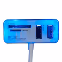 هاب 4 پورت آی ای تاپ مدل IETOP 4Port Hub SD/TF Card Reader TC-256