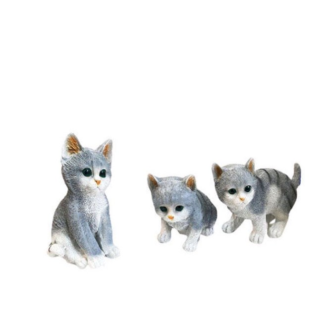 مجسمه گربه مجموعه 3 عددی 