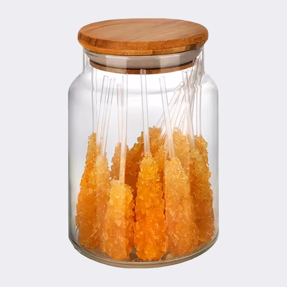 بانکه شیشه ای درب چوبی ایمپرلند سایز  5