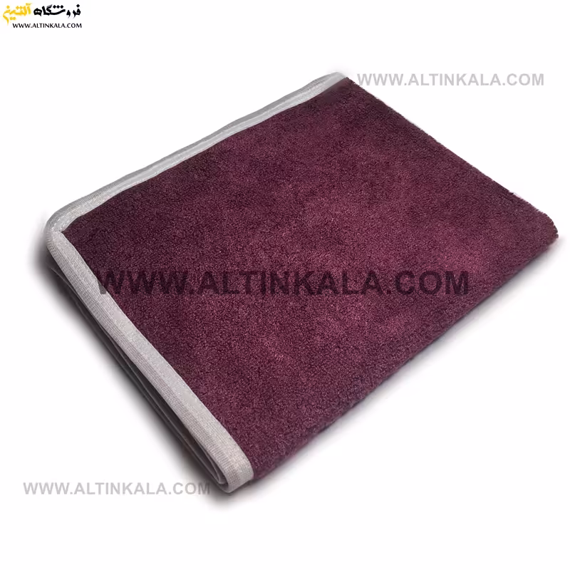 حوله بامبو آشپزخانه سایز 35×45 رنگ ارغوانی