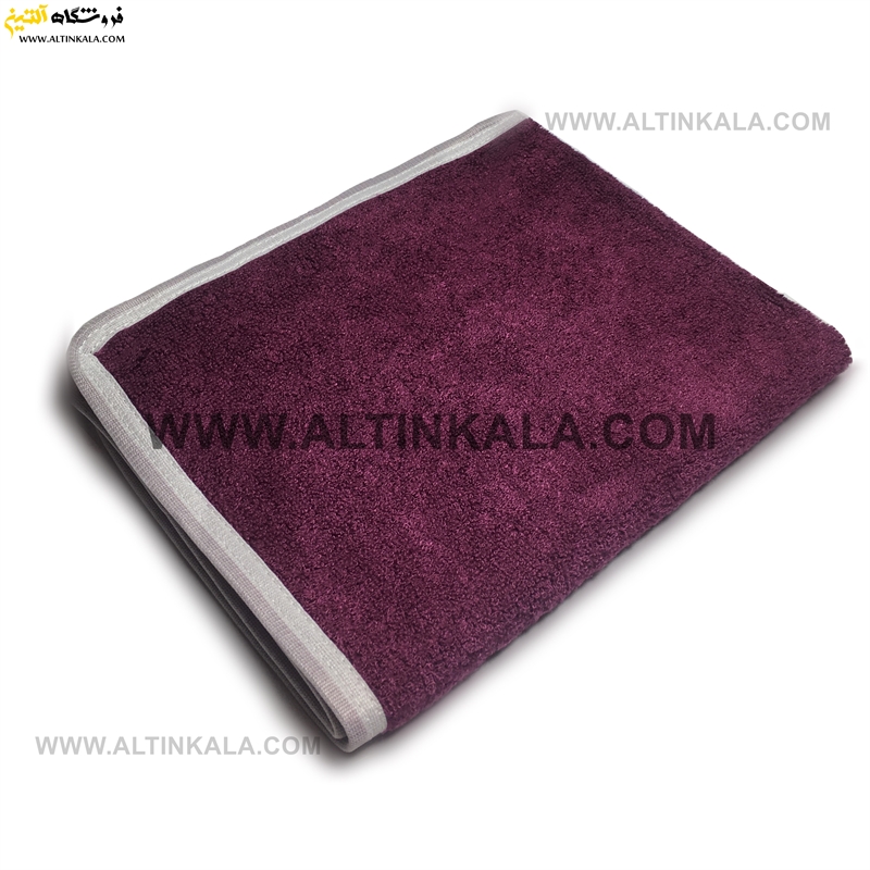 حوله بامبو آشپزخانه سایز 35×45 رنگ ارغوانی