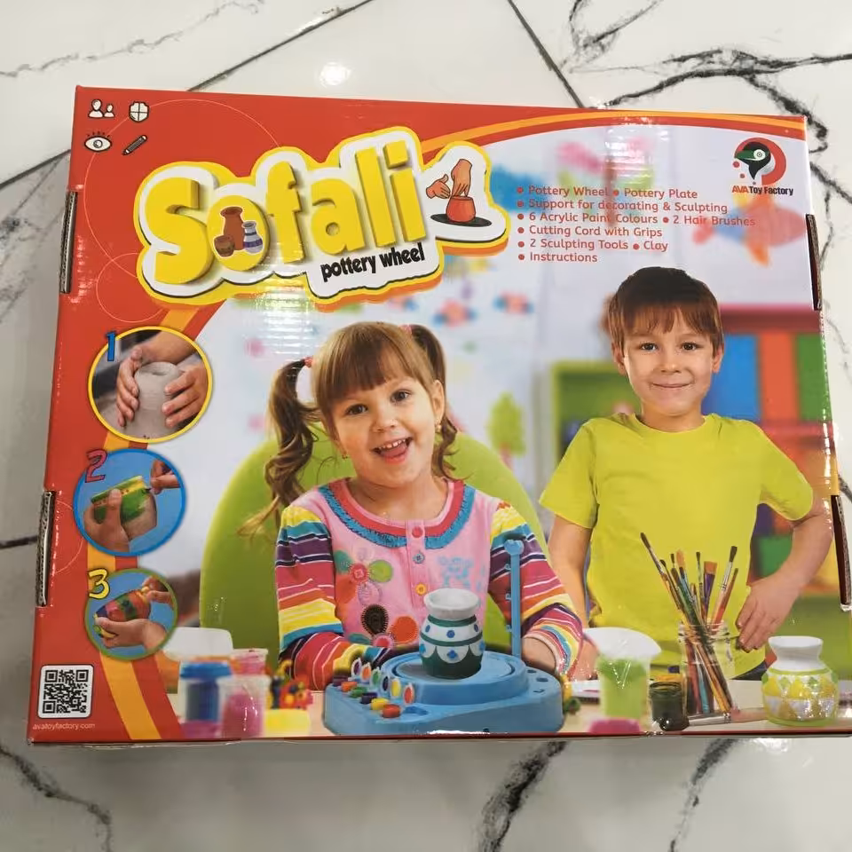 دستگاه سفالگری کودکانه 