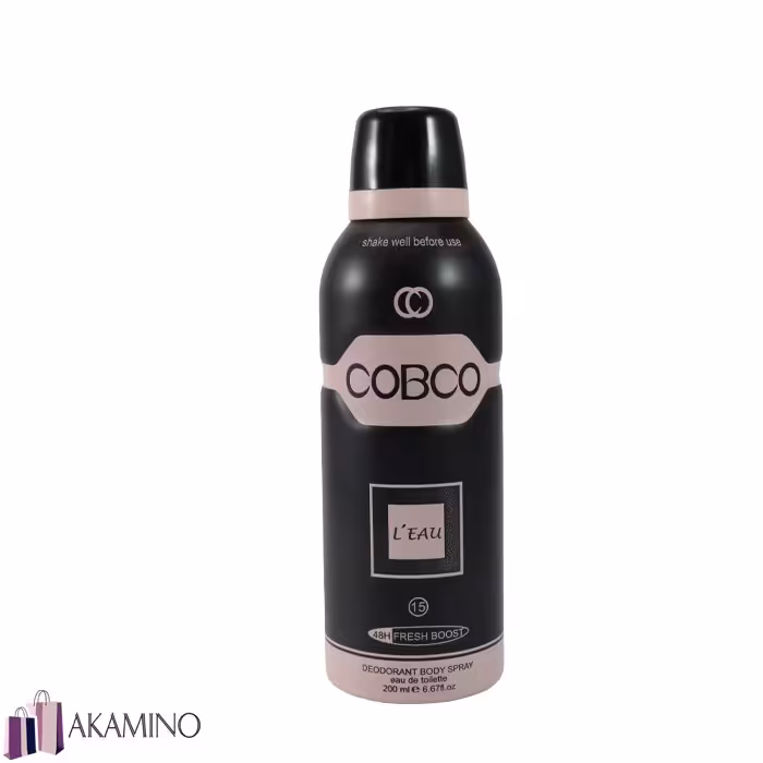 اسپری بدن زنانه برند Cobco کد 15 مدل Leau