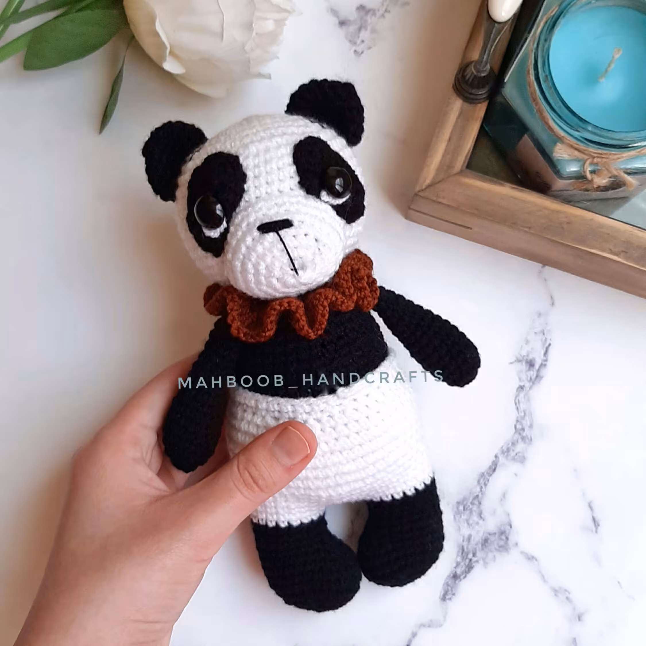 عروسک بافتنی پاندا