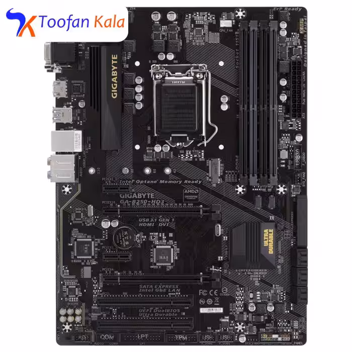 مادربرد گیگابایت مدل GA-B250-HD3 rev. 1.0