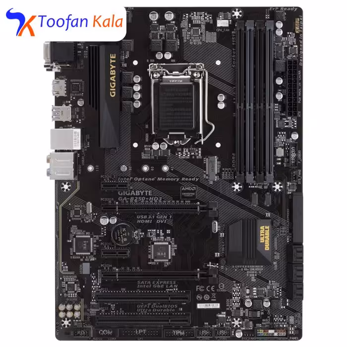 مادربرد گیگابایت مدل GA-B250-HD3 rev. 1.0