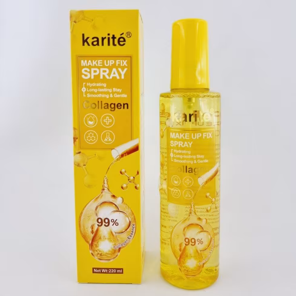 اسپری فیکس کلاژن کاریته
Karite collagen makeup fix Spray